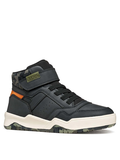 Geox perth boy strappo jr da bambino/a nero