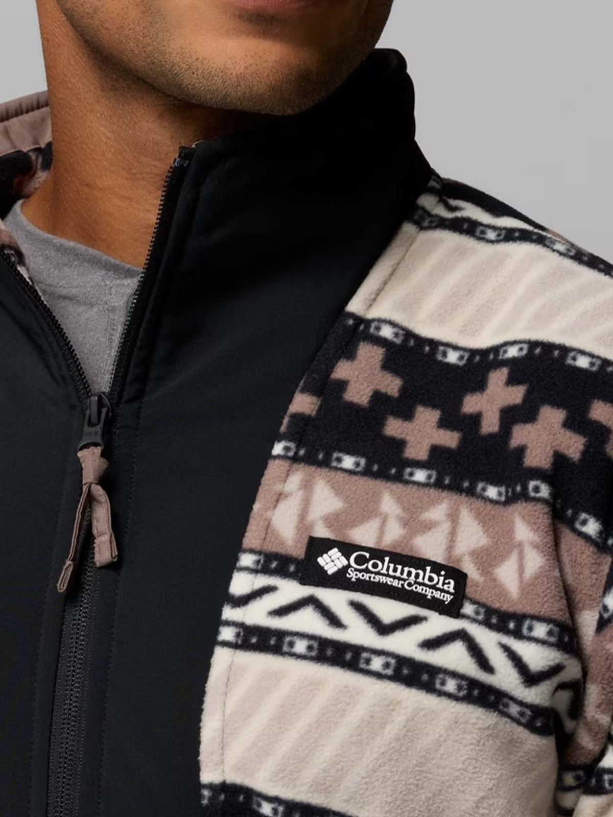 Columbia sequoia gro pile da uomo nero