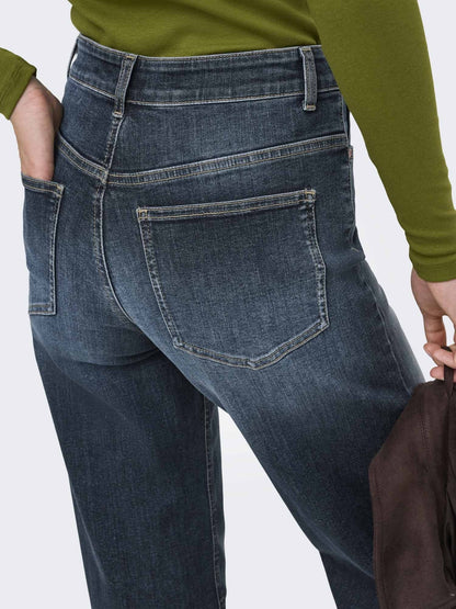 Only madison wide jeans da donna jeans scuro