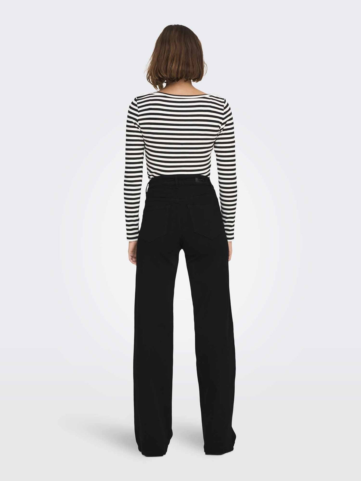 Only madison jeans da donna nero