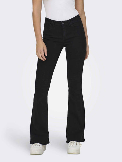 Only reese jeans da donna nero