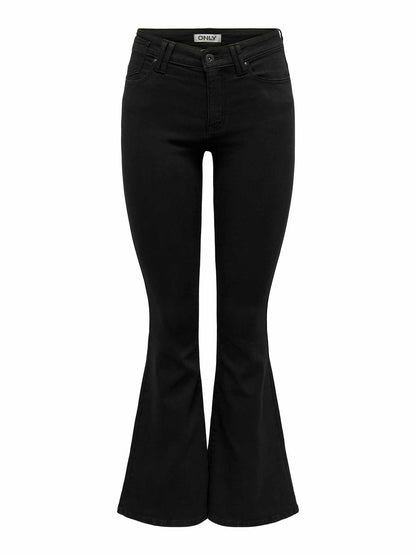 Only reese jeans da donna nero