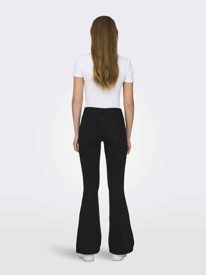 Only reese jeans da donna nero