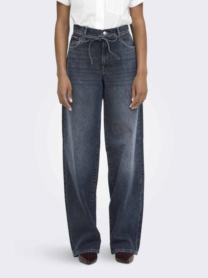 Only gianna straight jeans da donna grigio