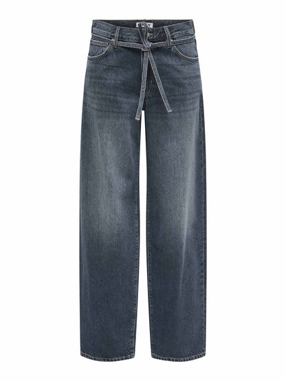 Only gianna straight jeans da donna grigio