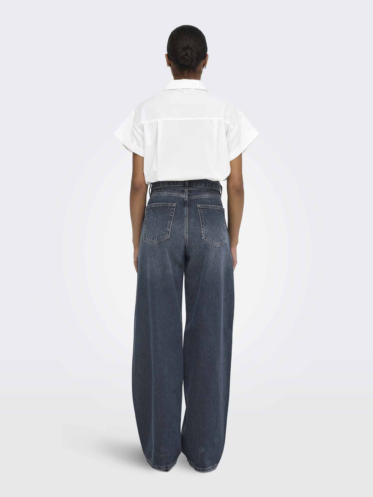 Only gianna straight jeans da donna grigio