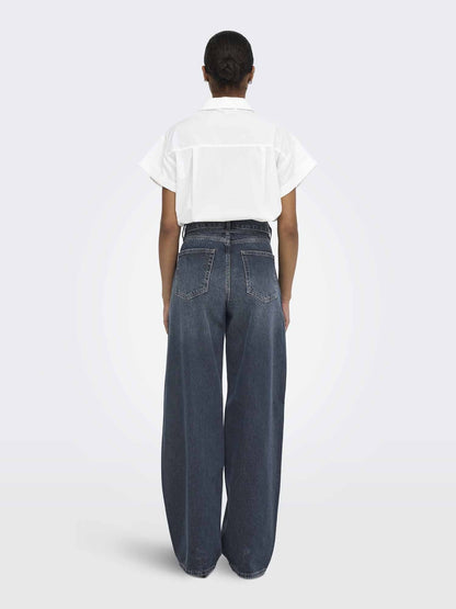 Only gianna straight jeans da donna grigio