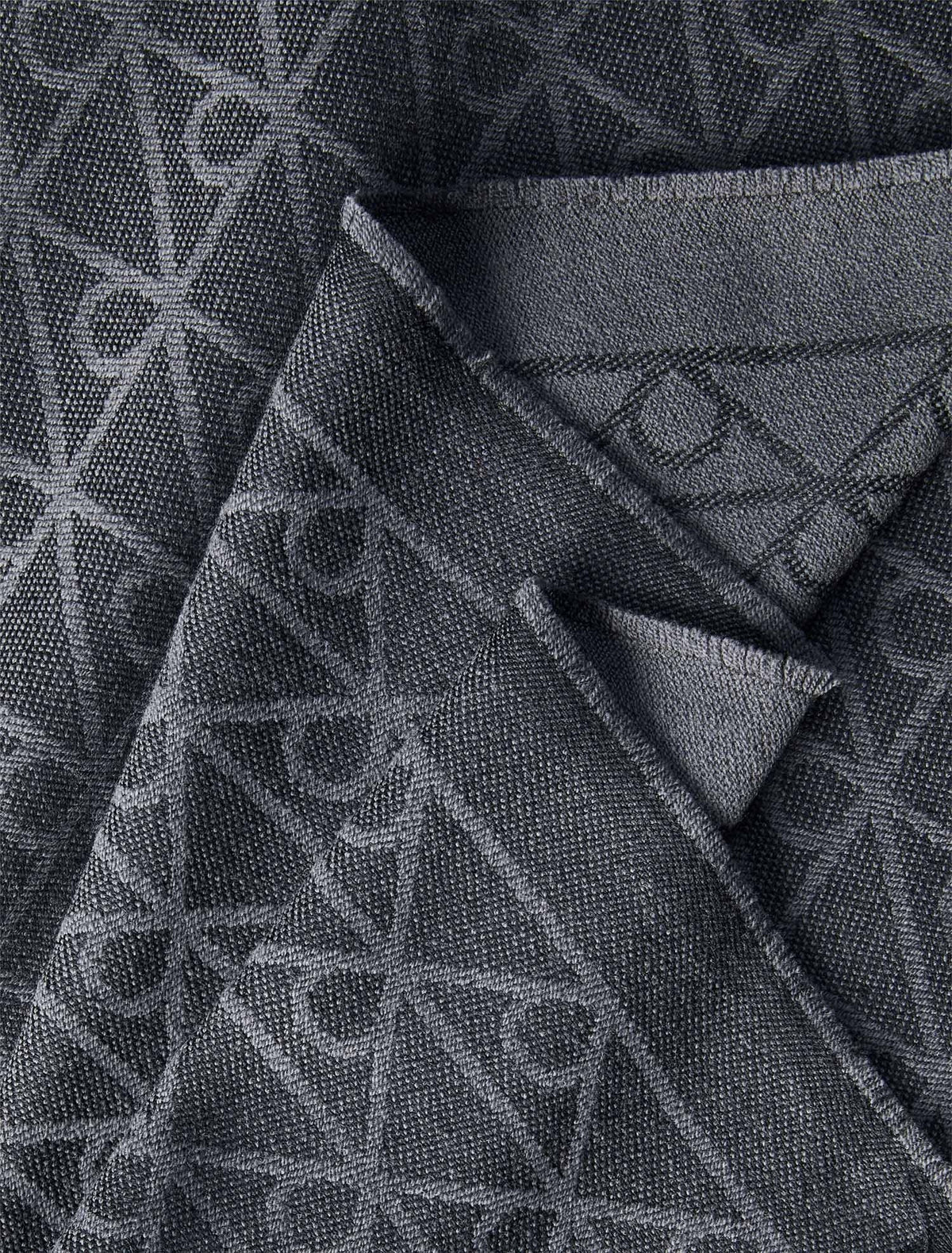 Ck tonal jcq scarf sciarpa da unisex nero