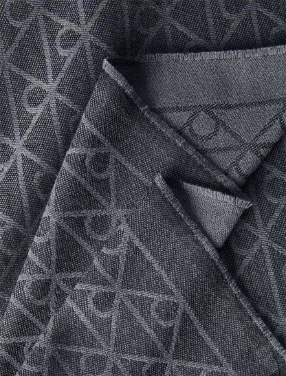 Ck tonal jcq scarf sciarpa da unisex nero