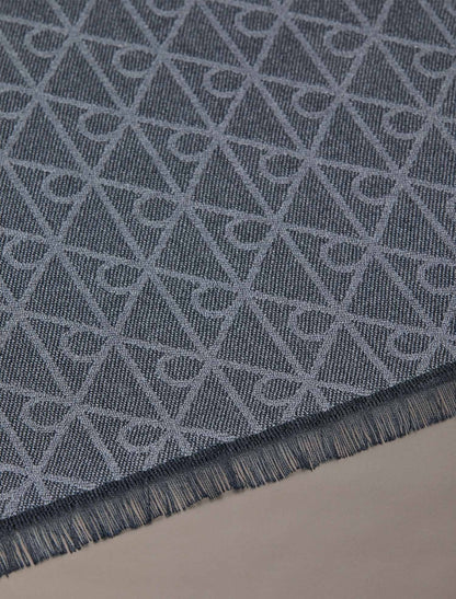 Ck tonal jcq scarf sciarpa da unisex nero