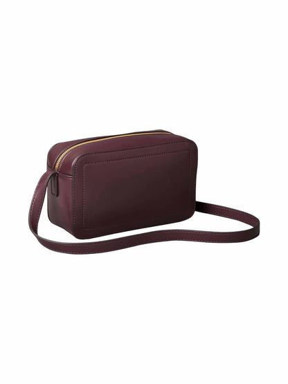 Ck bold camera bag borsa da donna bordeaux
