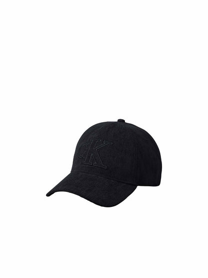 Ck corduroy cappello da unisex nero