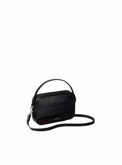 Ck croc camera bag borsa da unisex nero
