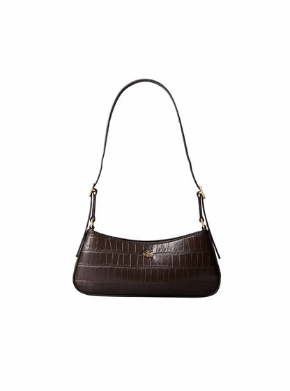 Ck croc small should borsa da unisex marrone