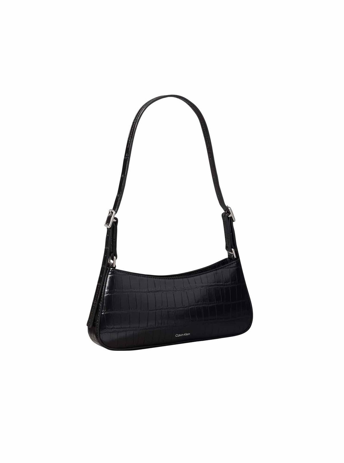 Ck croc small should borsa da unisex nero
