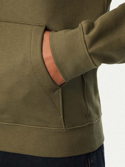 Ck 350TERRY monogram felpa da uomo oliva