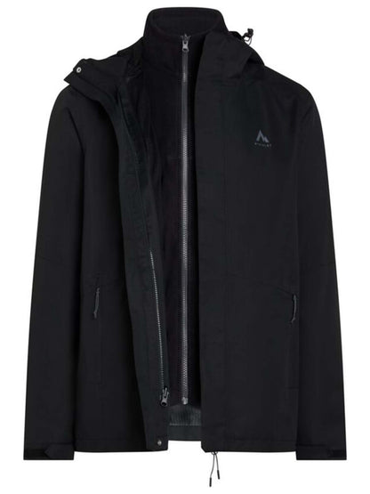 Mckinley terang 3:1 giubbino outdoor da uomo nero