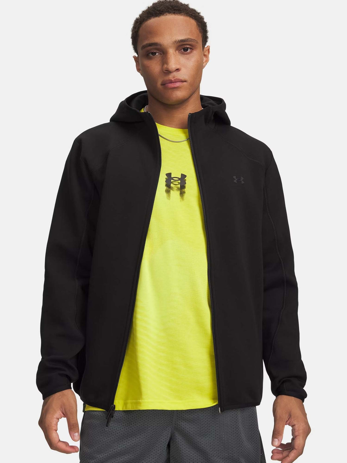 Under armour unstopp felpa training da uomo nero