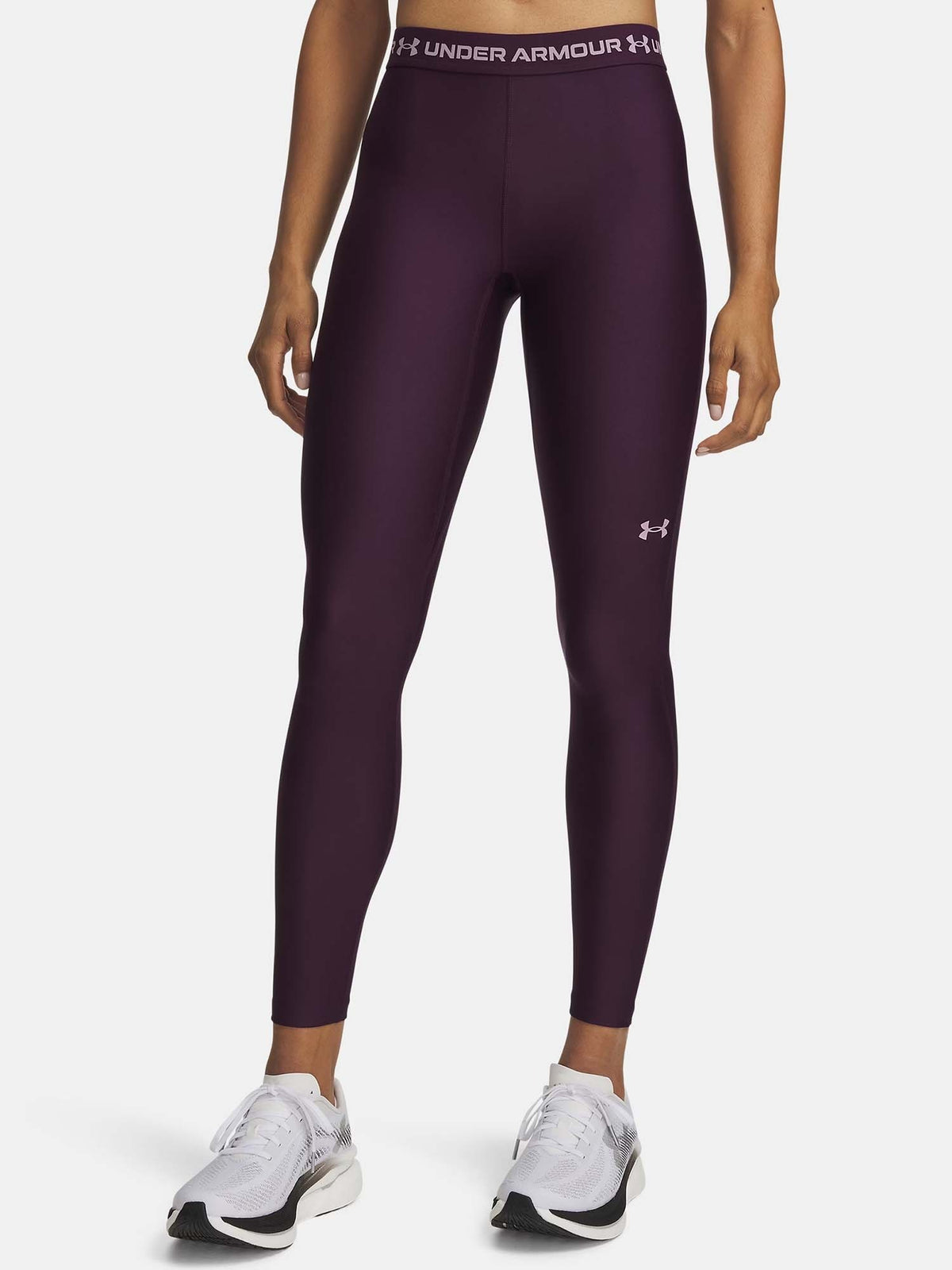 Under armour heatgea leggings training da donna viola
