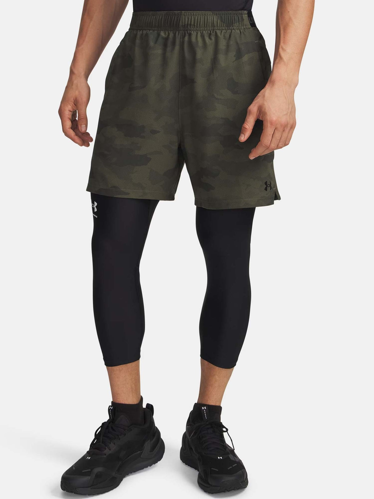 Under armour vanish short training da uomo verde militare