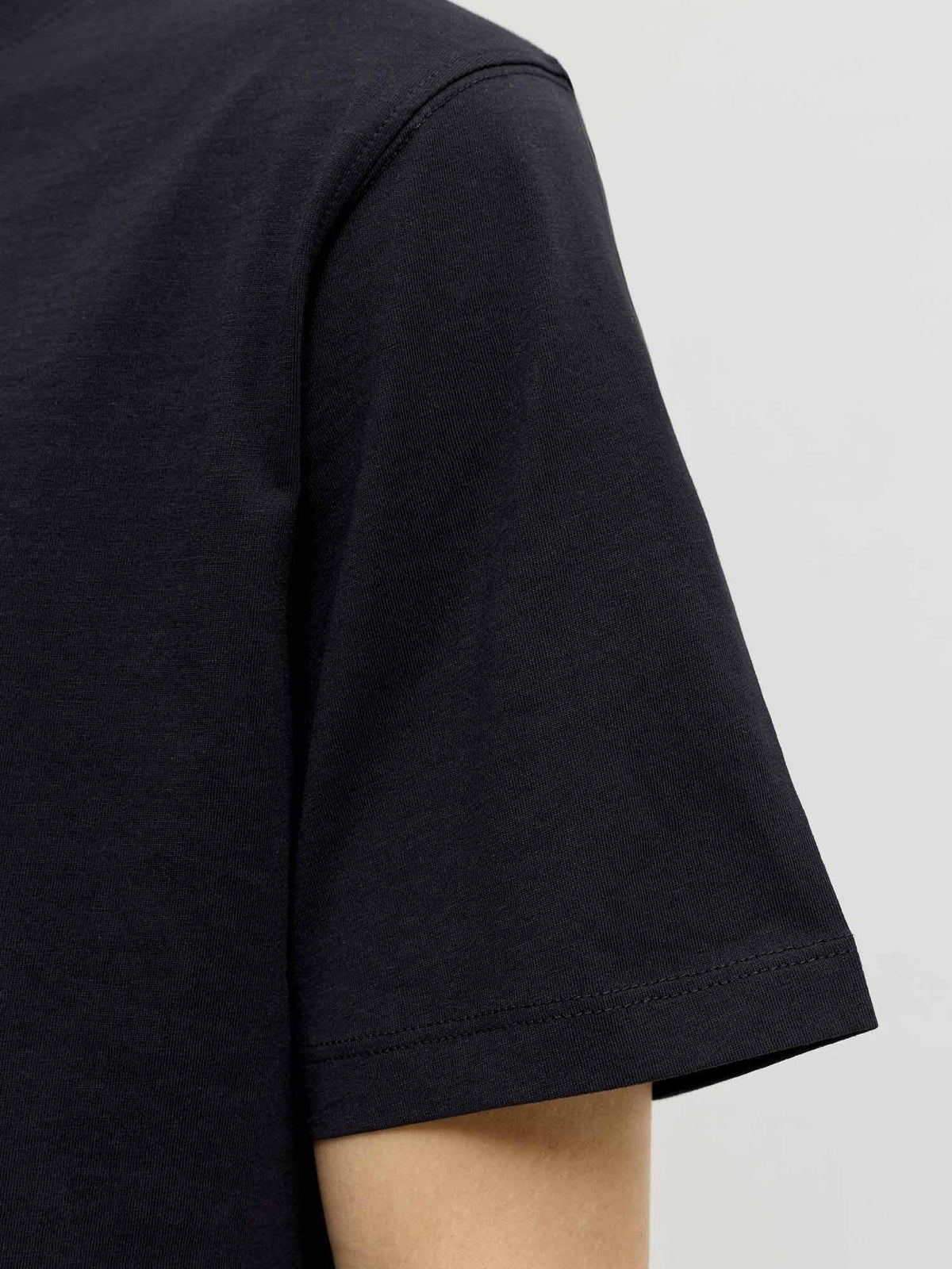 Jack&jones organic t-shirt da uomo nero