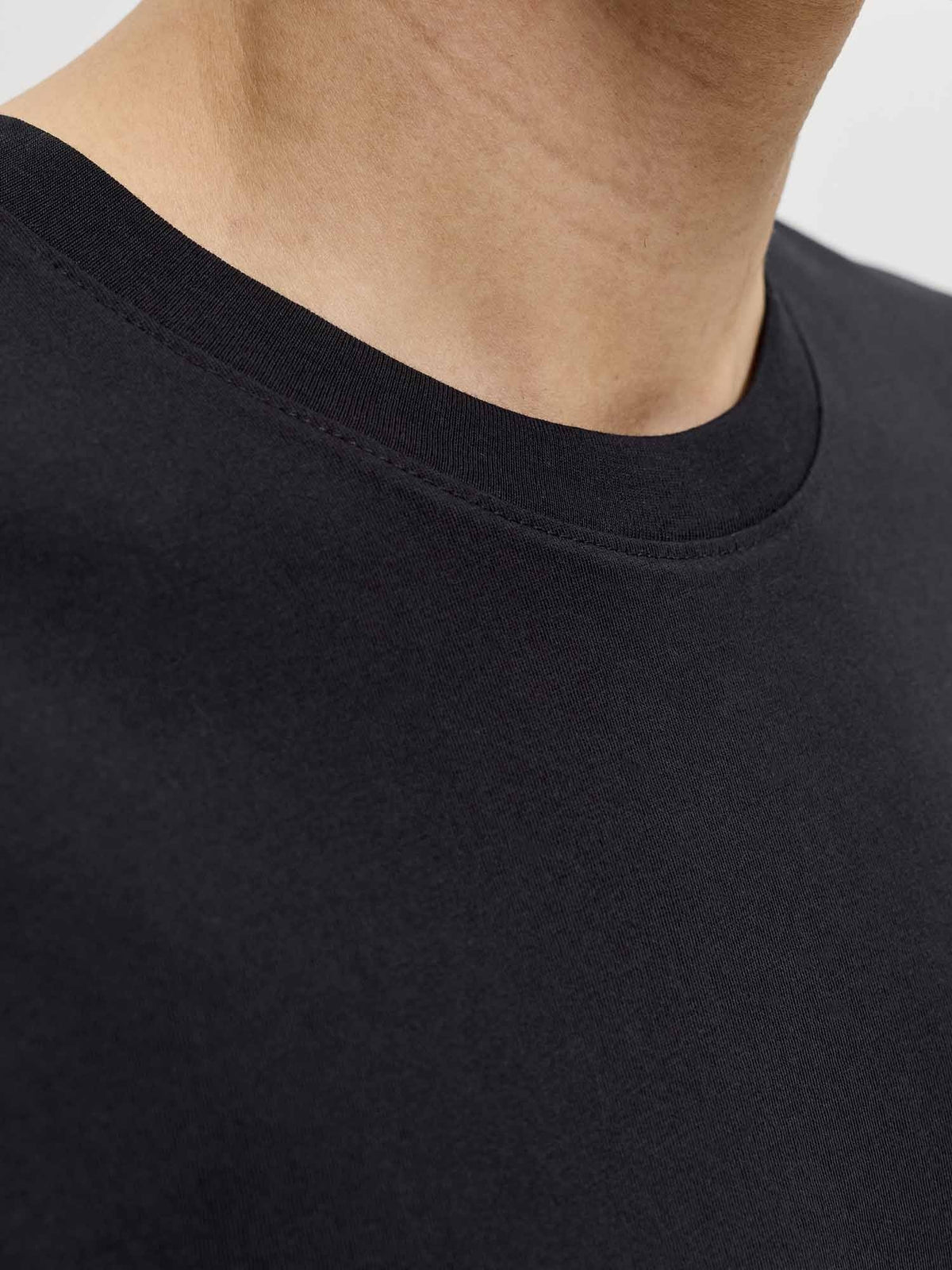 Jack&jones organic t-shirt da uomo nero