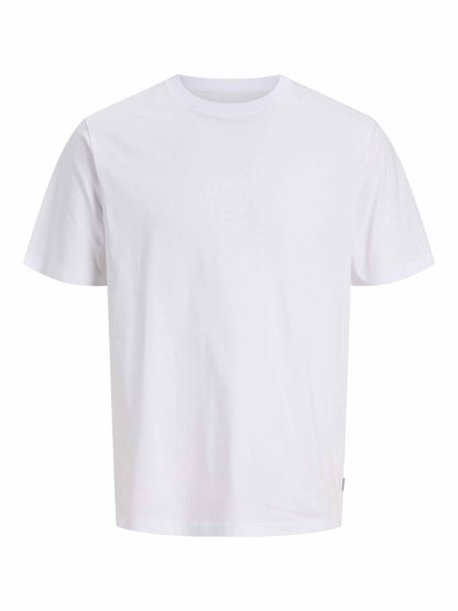 Jack&jones organic t-shirt da uomo bianco