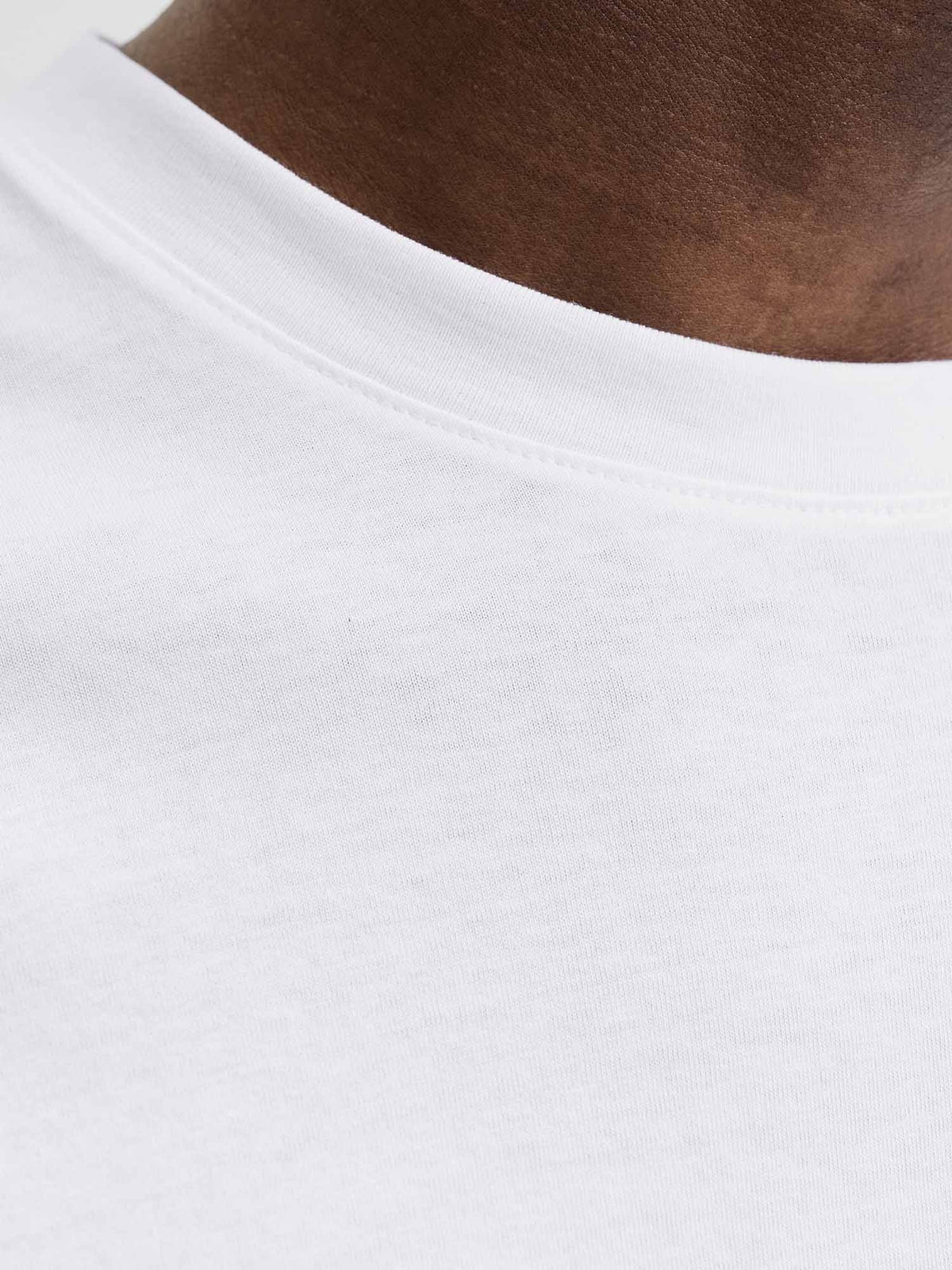 Jack&jones organic t-shirt da uomo bianco