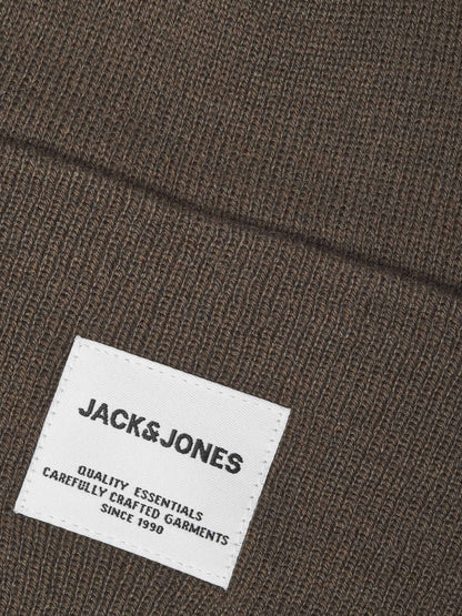 Jack&jones long knit cappello da unisex marrone