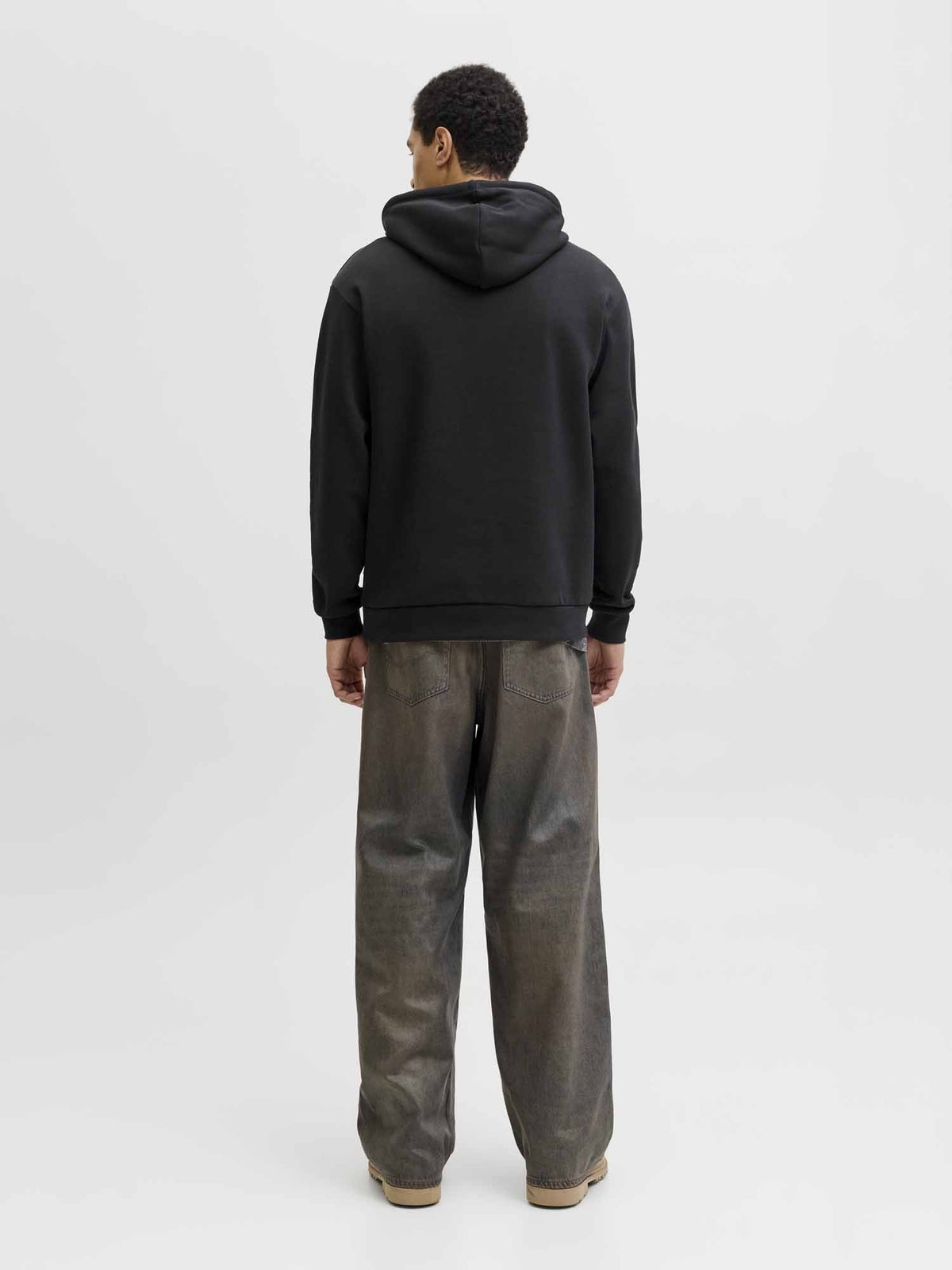 Jack&jones bradley felpa da uomo nero