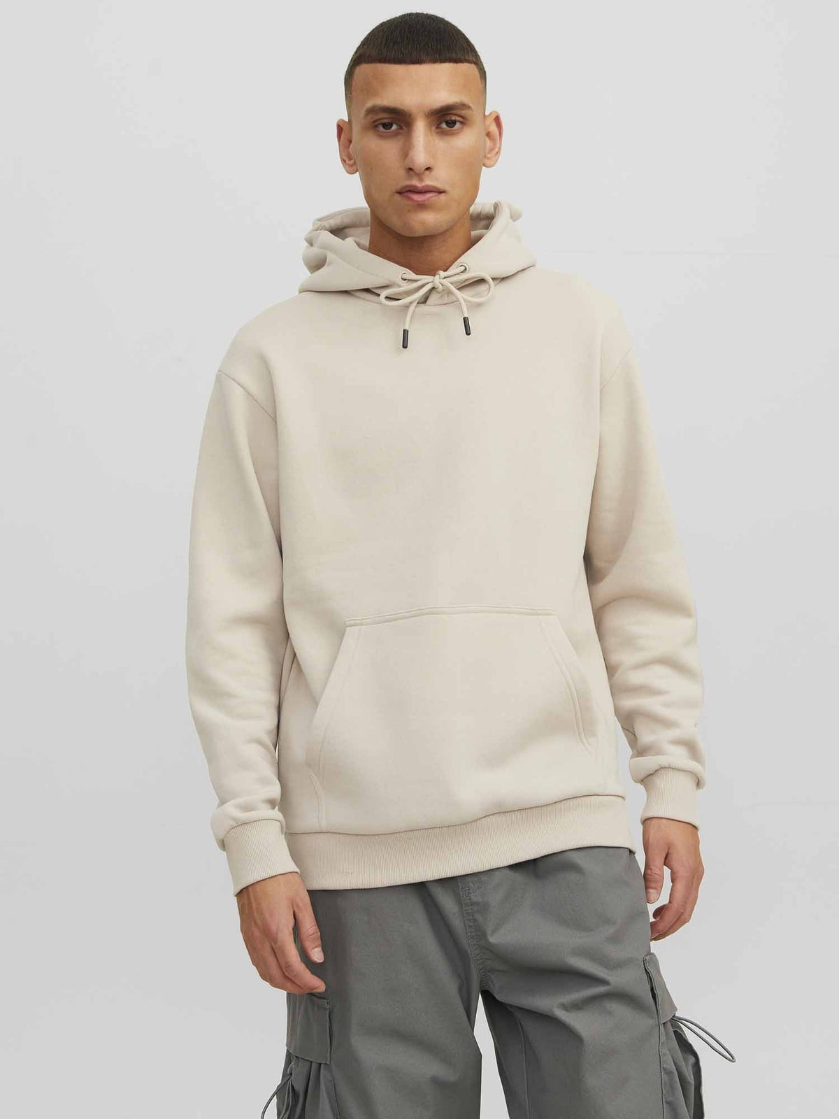 Jack&jones bradley felpa da uomo panna