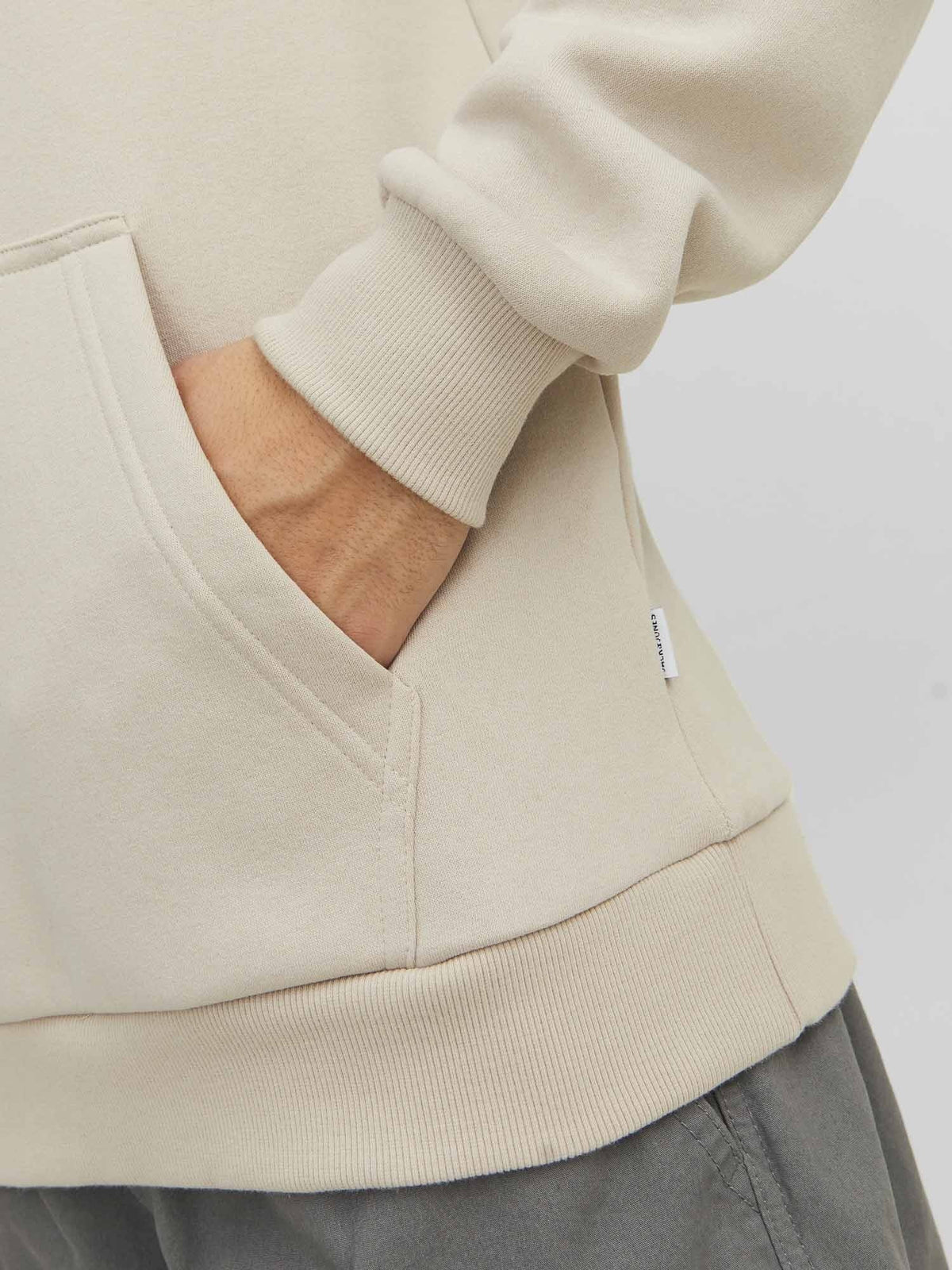 Jack&jones bradley felpa da uomo panna