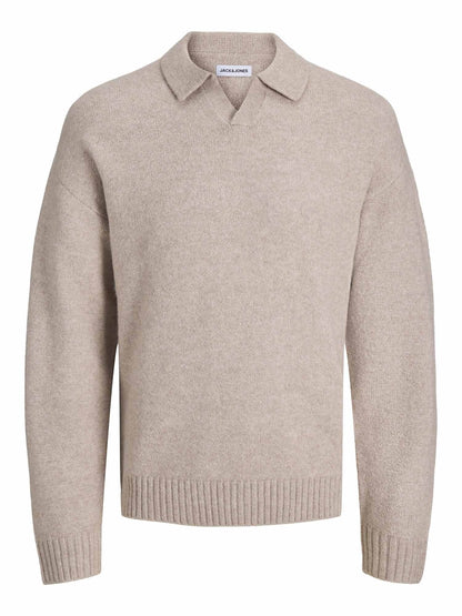 Jack&jones soho maglia da uomo beige