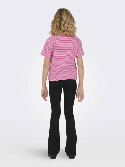 Only jr royal flared jeans da bambino/a nero