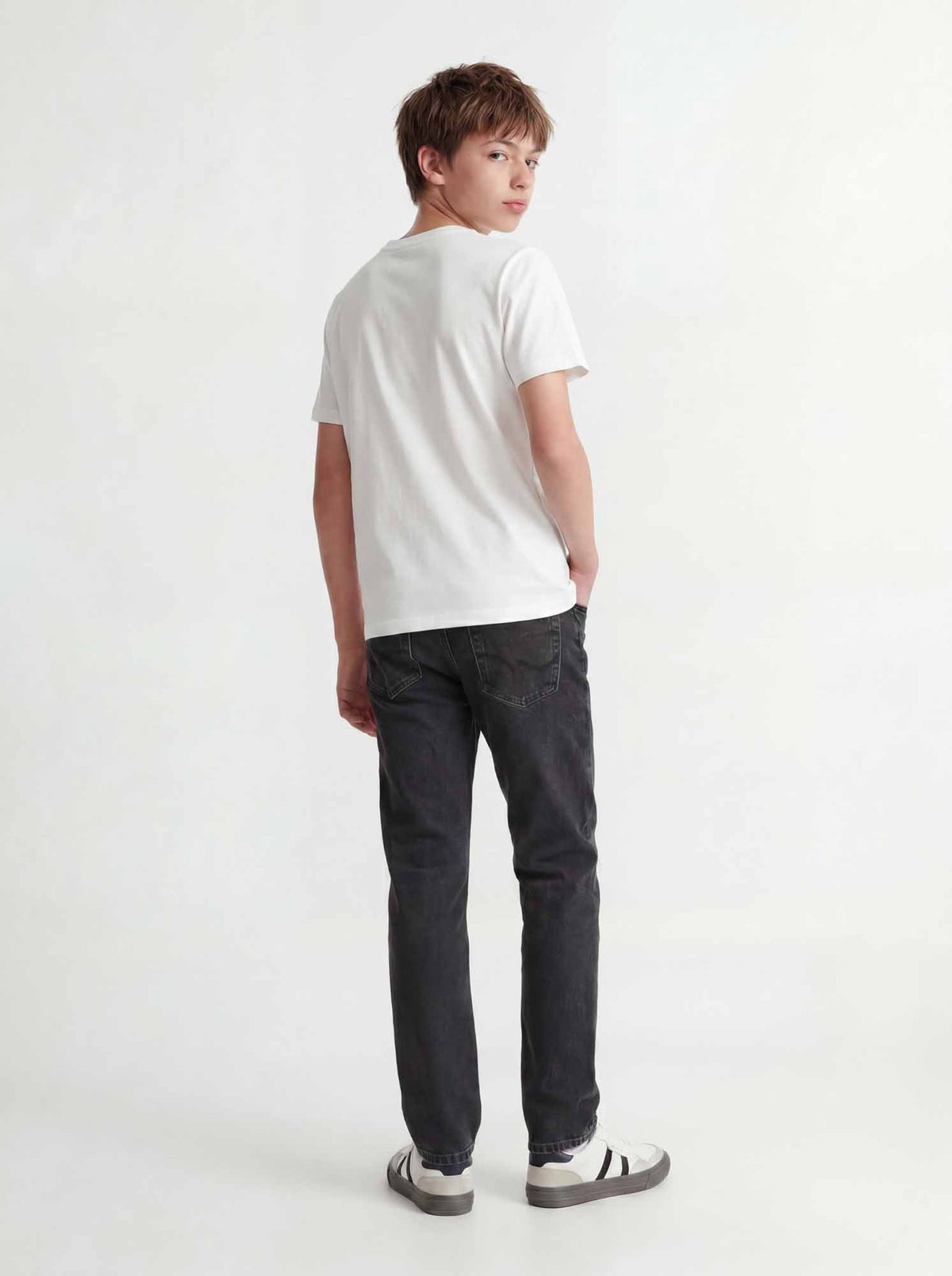 Jack&jones chris jeans da bambino/a nero