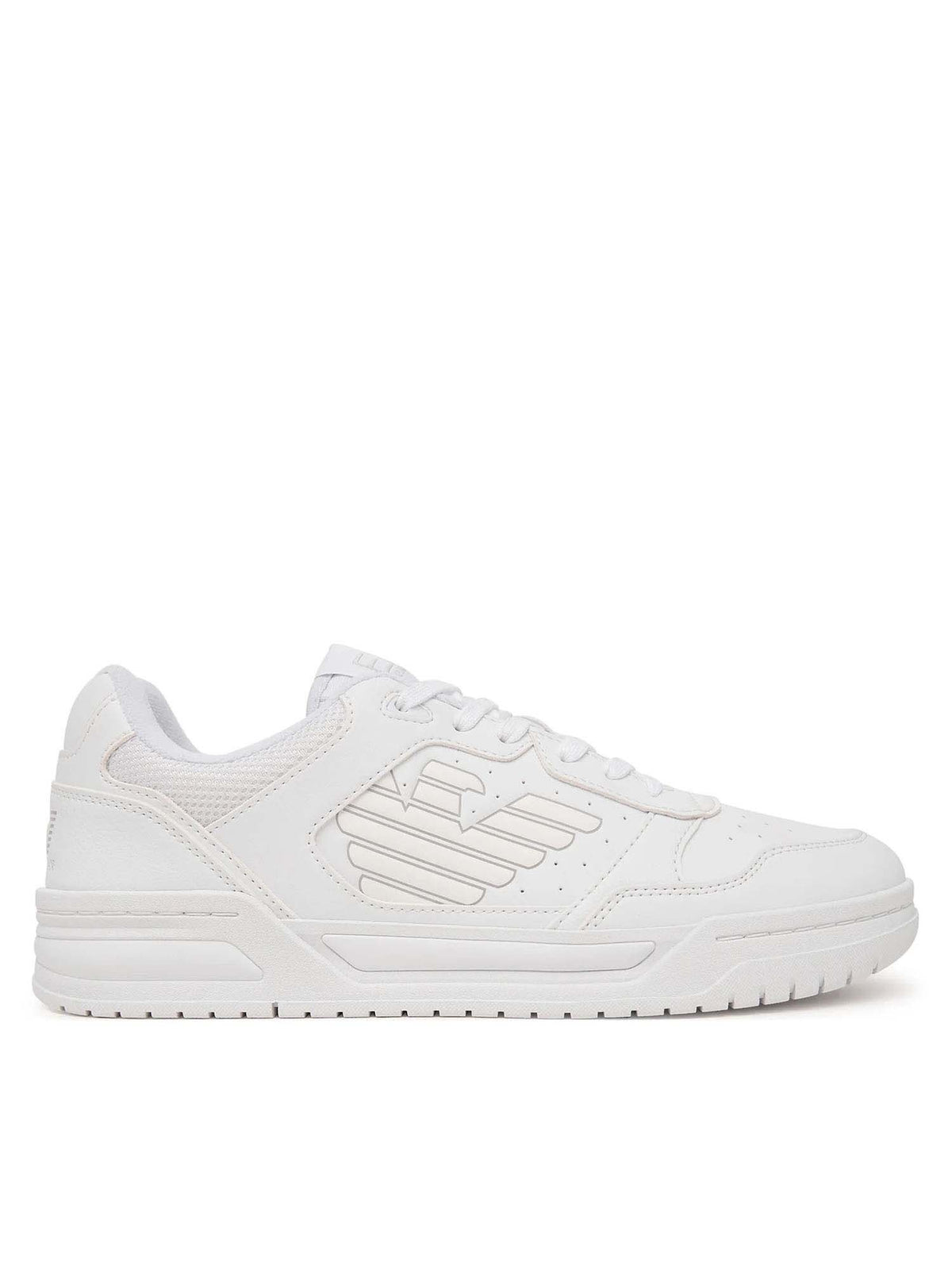 EA7 baseline eagle sneakers da uomo bianco