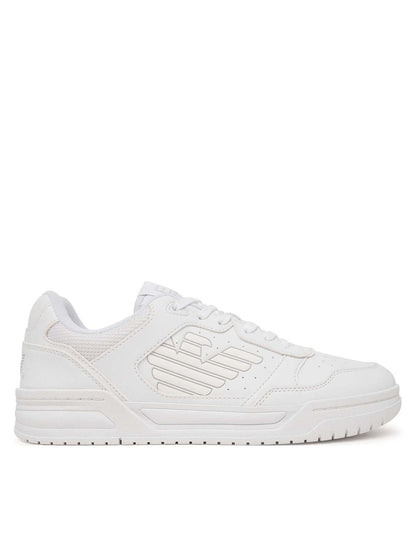 EA7 baseline eagle sneakers da uomo bianco