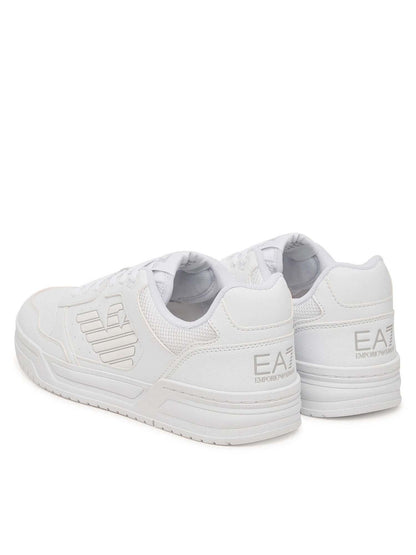 EA7 baseline eagle sneakers da uomo bianco
