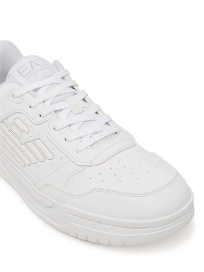 EA7 baseline eagle sneakers da uomo bianco