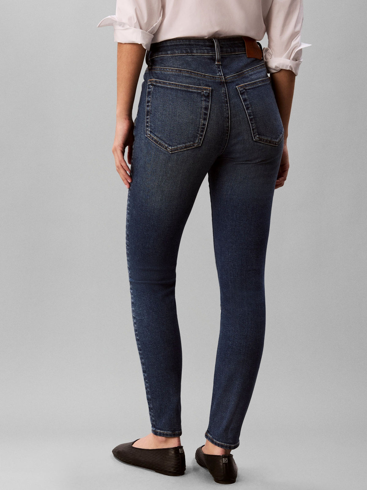 Ck rise skinny jeans da donna jeans