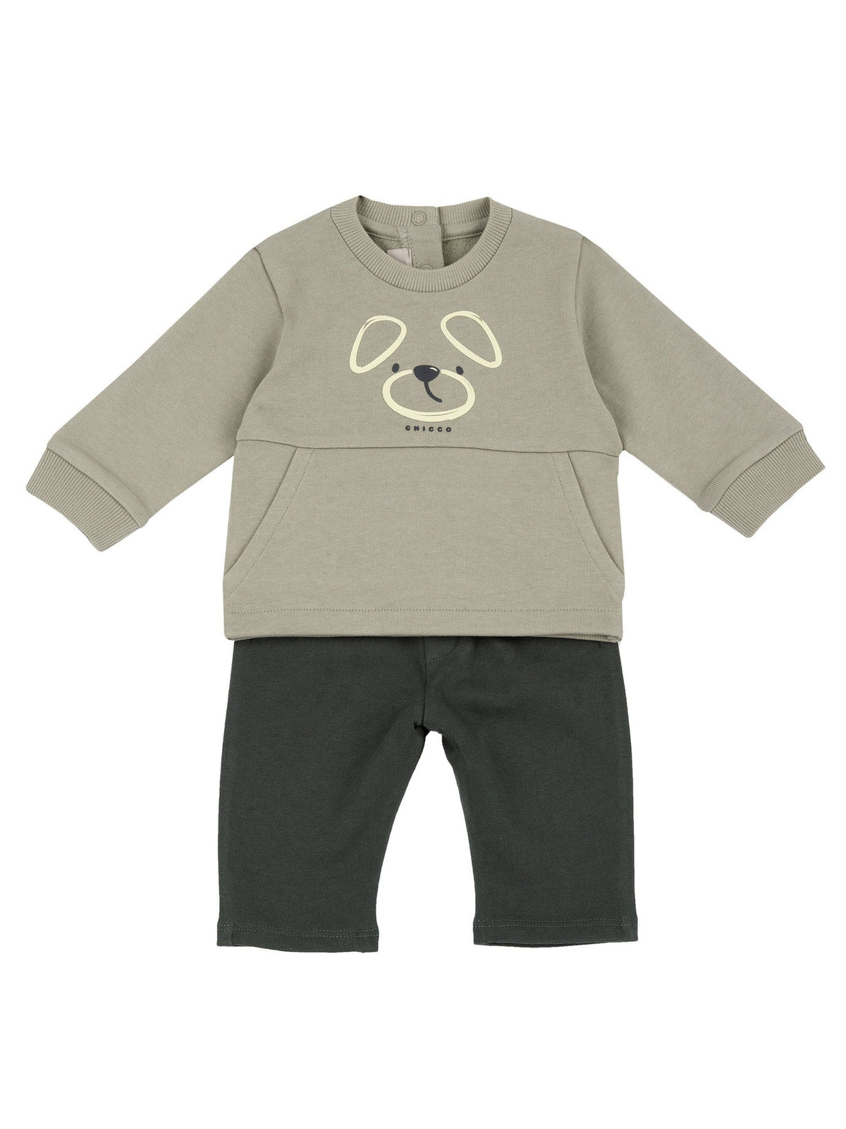 Chicco felpa+panta completo da bambino/a verde