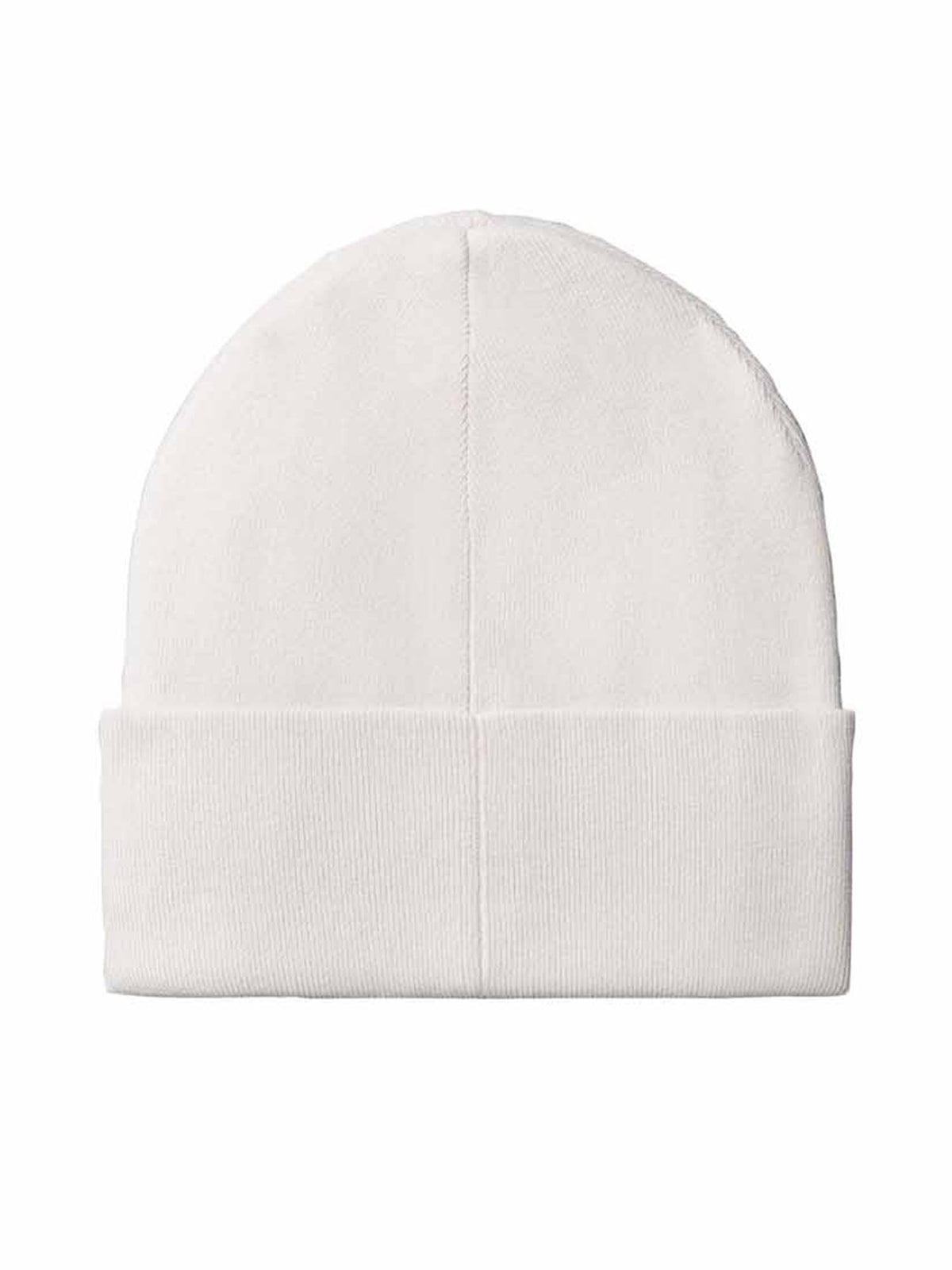 Ck fine rib beanie cappello da unisex bianco