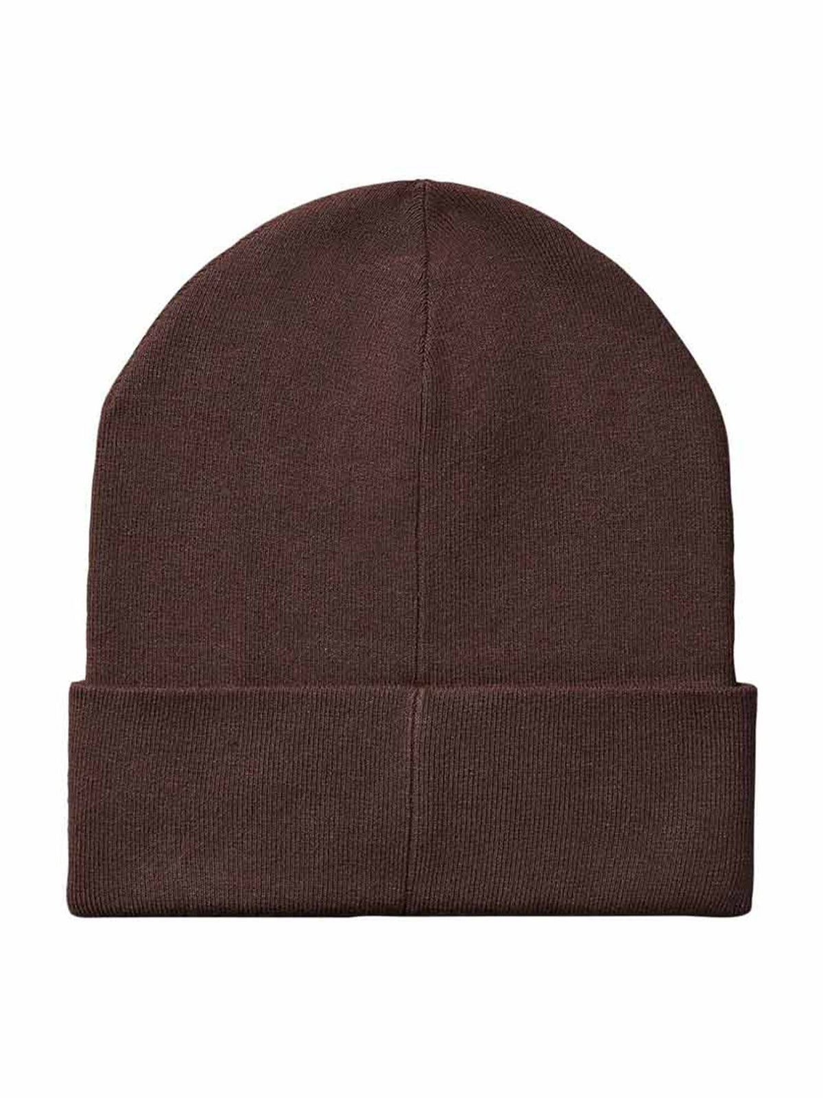 Ck fine rib beanie cappello da unisex marrone
