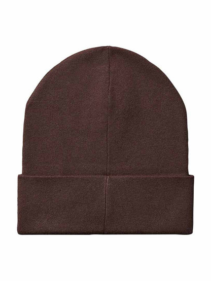 Ck fine rib beanie cappello da unisex marrone
