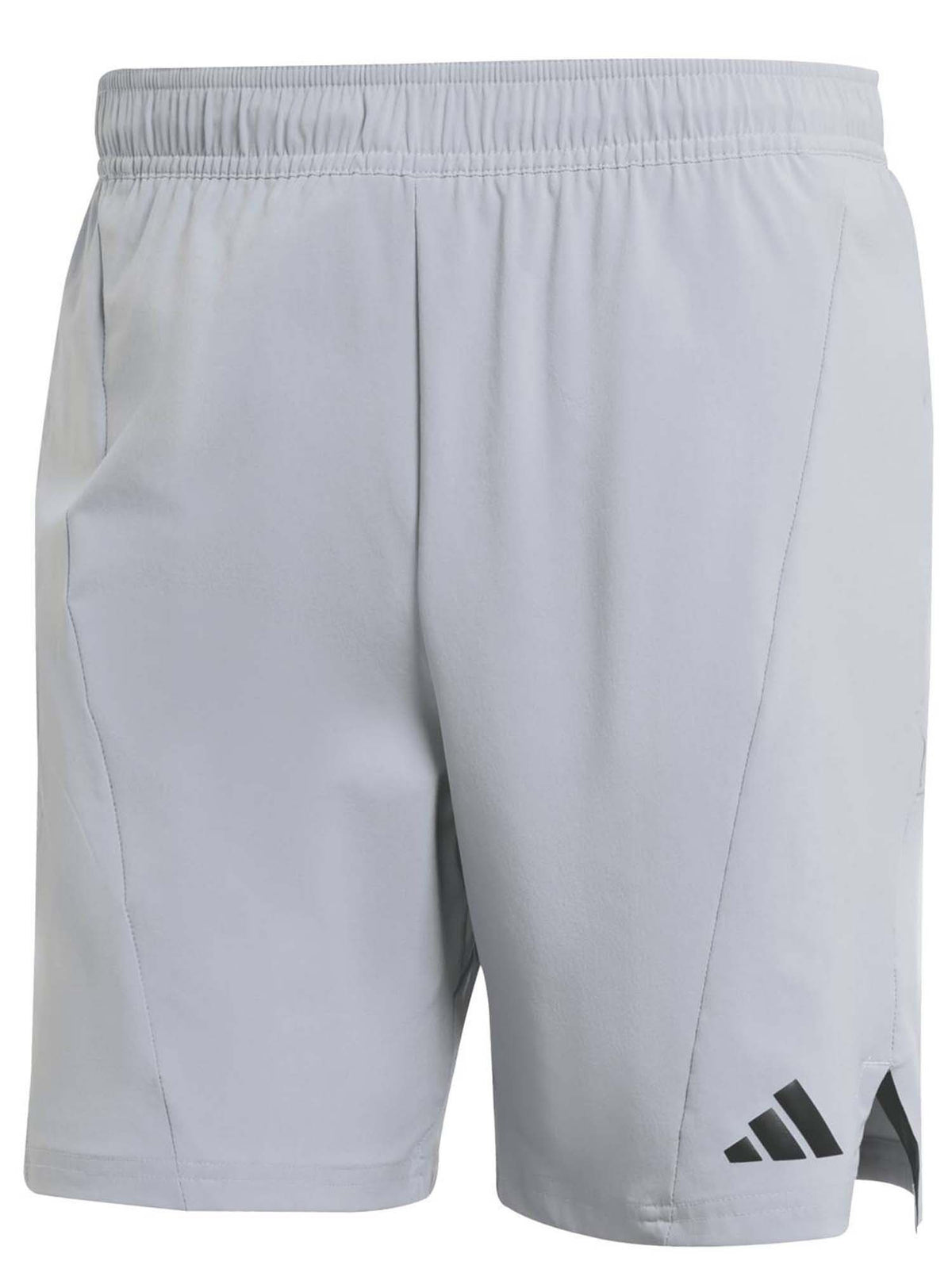 Adidas short training da uomo grigio