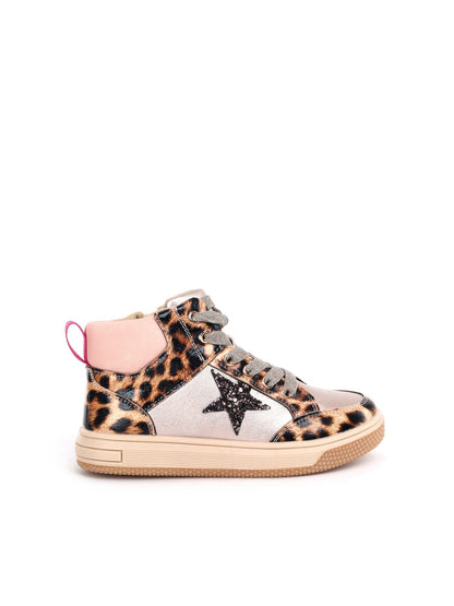 Melania sneakers jr da bambino/a leopardo