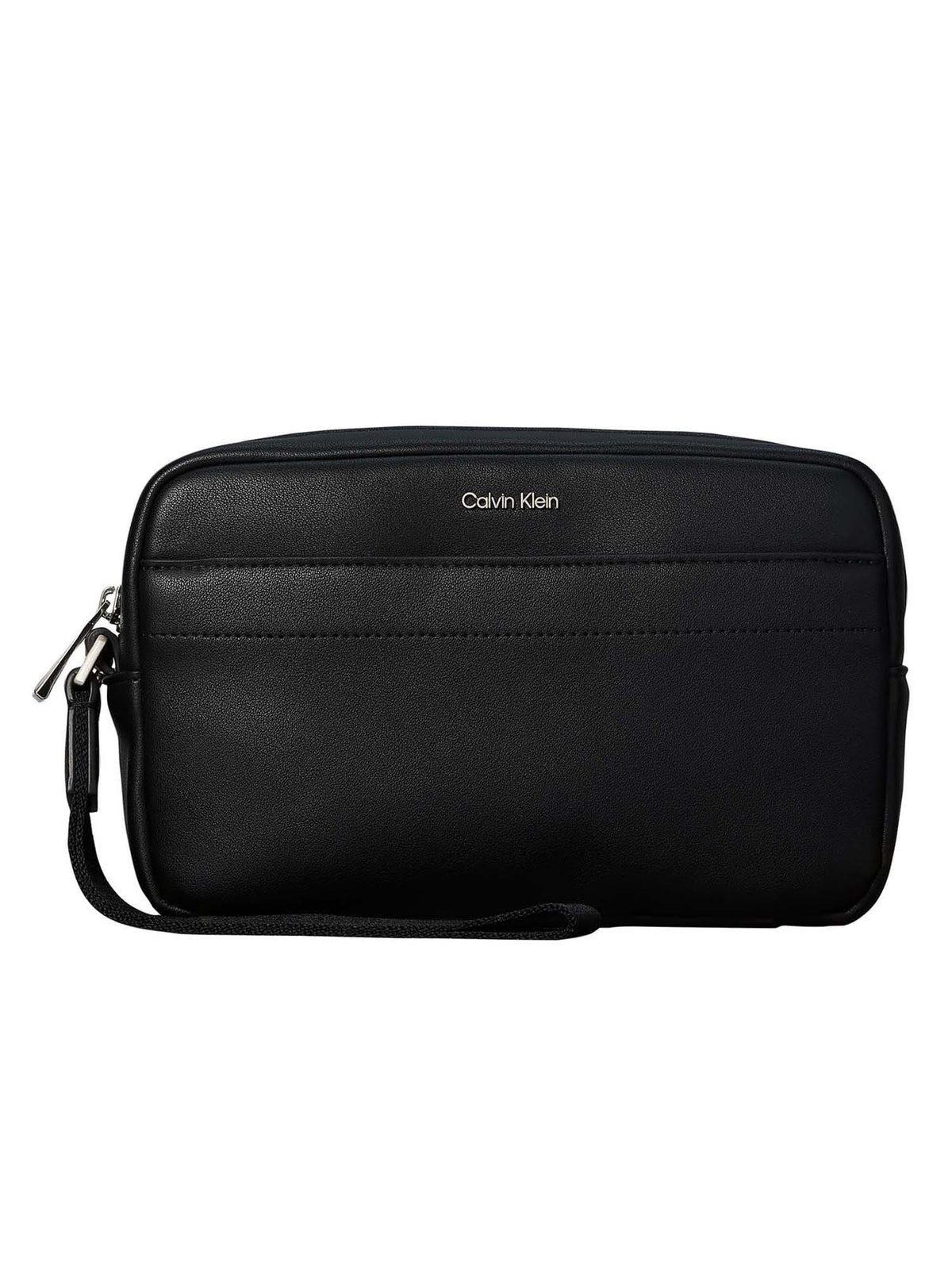 Ck raised pouch necessaire da unisex nero