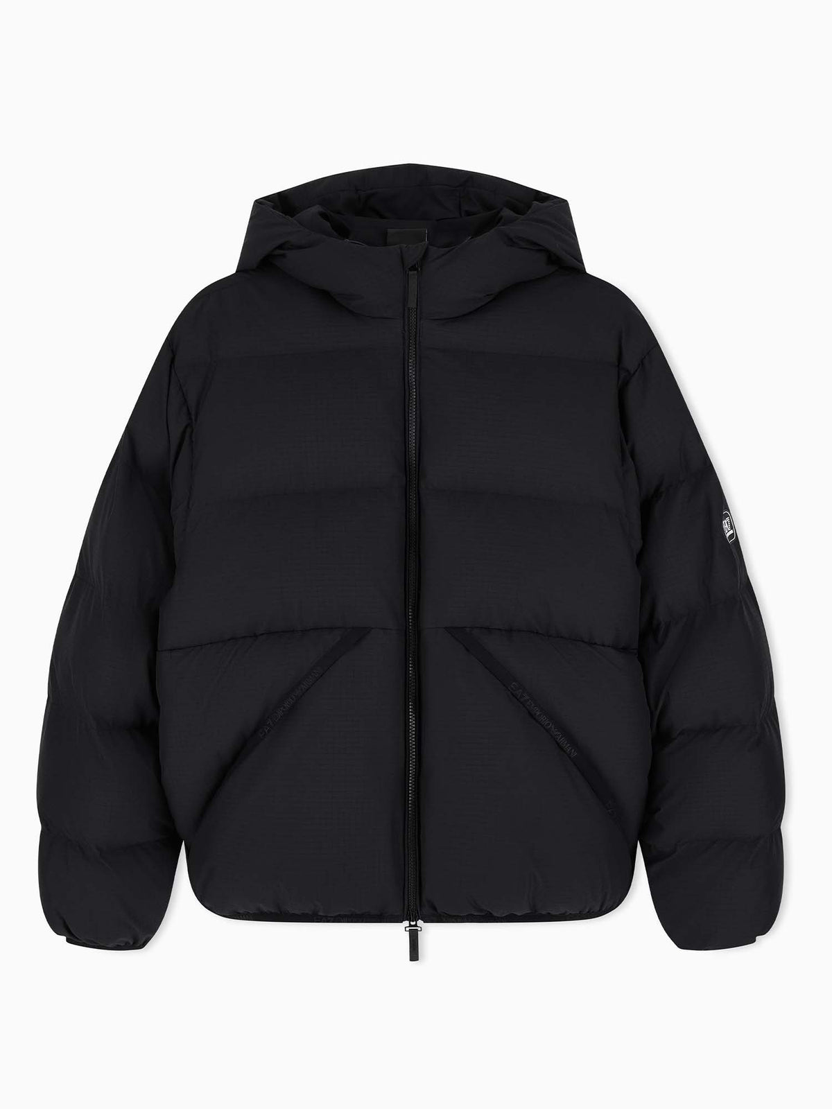 EA7 poly down jkt giubbino da uomo nero