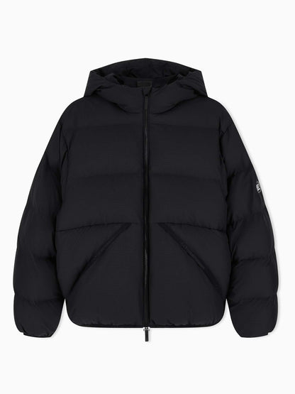 EA7 poly down jkt giubbino da uomo nero