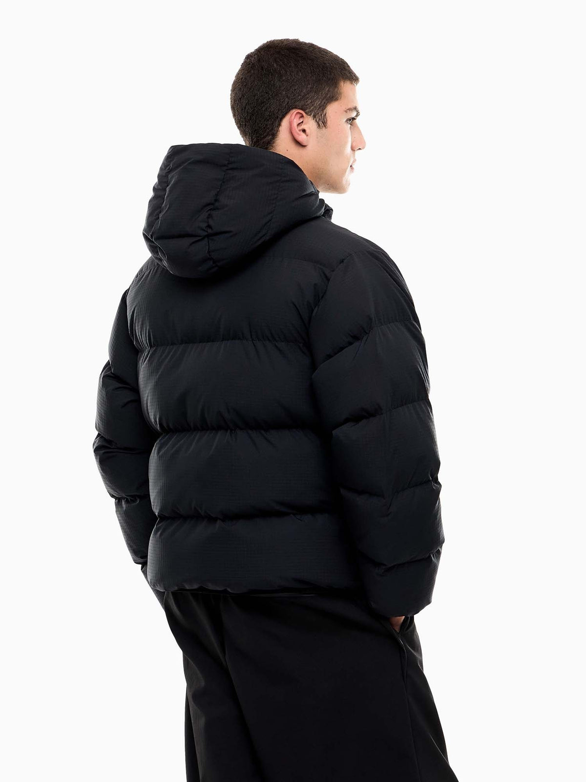 EA7 poly down jkt giubbino da uomo nero